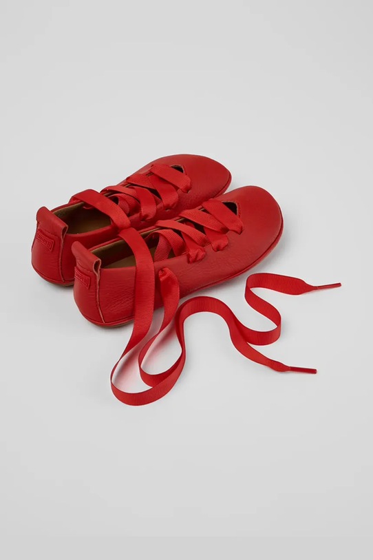 Camper baleriny skórzane dziecięce Right Kids czerwony K800674.25.27