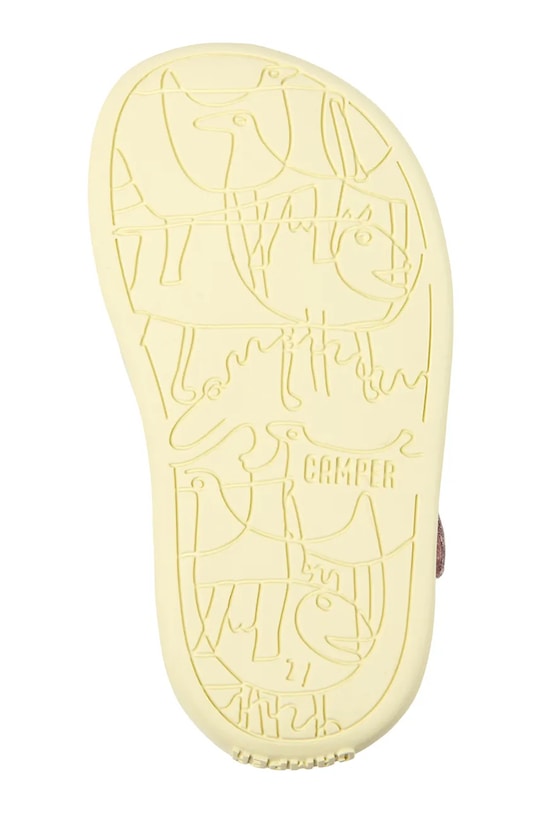 Camper sandały skórzane dziecięce TWS FW K800669 różowy