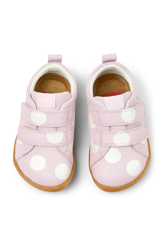 Детские кожаные полуботинки Camper Peu Cami TWS FW розовый K800405.G.TWS
