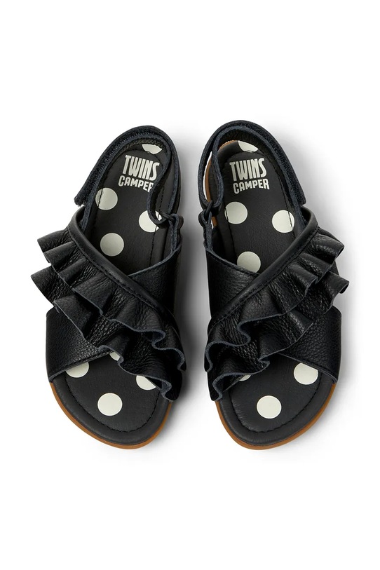 Camper sandały skórzane dziecięce TWS Kids Planet friendly czarny K800677.28.34.TWS