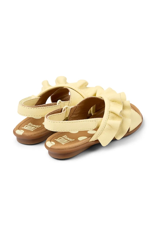 Κοριτσίστικα Παιδικά δερμάτινα σανδάλια Camper TWS Kids K800677.35.38.TWS κίτρινο