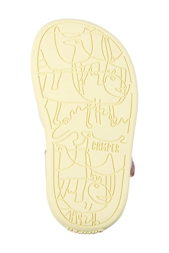 Camper sandały dziecięce skórzane TWS FW K800678 różowy