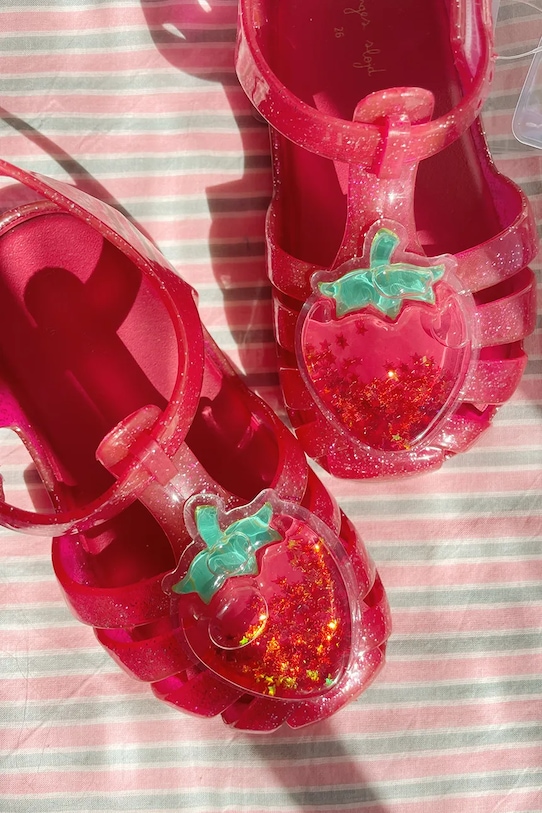 Konges Sløjd sandały dziecięce LILO SANDAL czerwony KS104933.PPY2