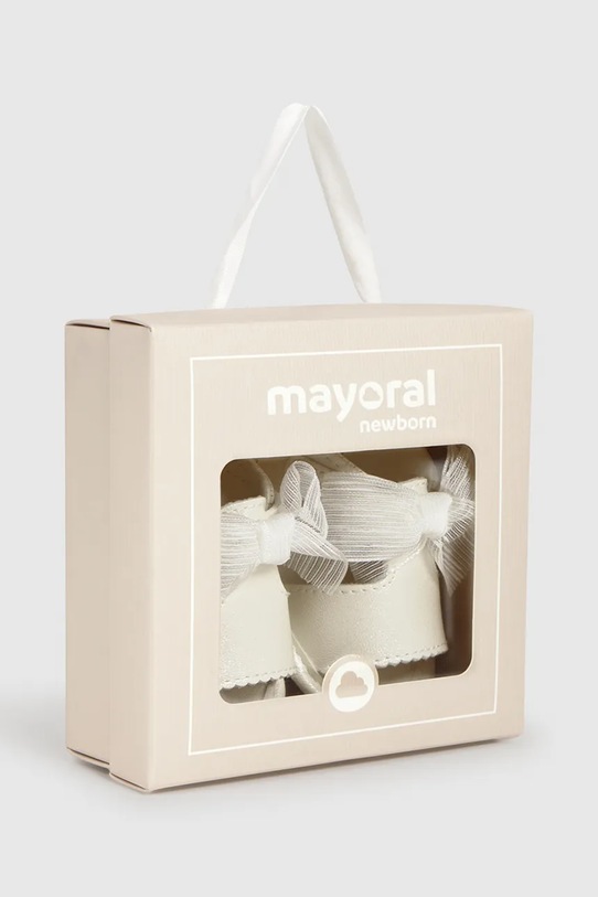 Mayoral Newborn buty niemowlęce biały 9084.G.1L.Newborn.PPY2
