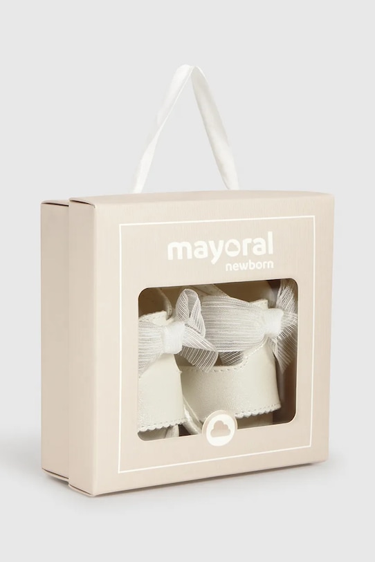 Cipele za bebe Mayoral Newborn bijela 9084.G.1L.Newborn.PPY2