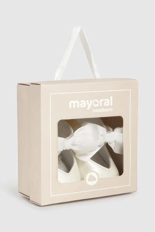 Cipele za bebe Mayoral Newborn bijela 9090.2L.Newborn.PPY2