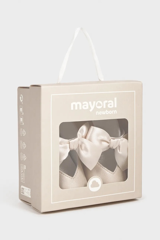 Бебешки обувки Mayoral Newborn бежов 9090.2L.Newborn.PPY2