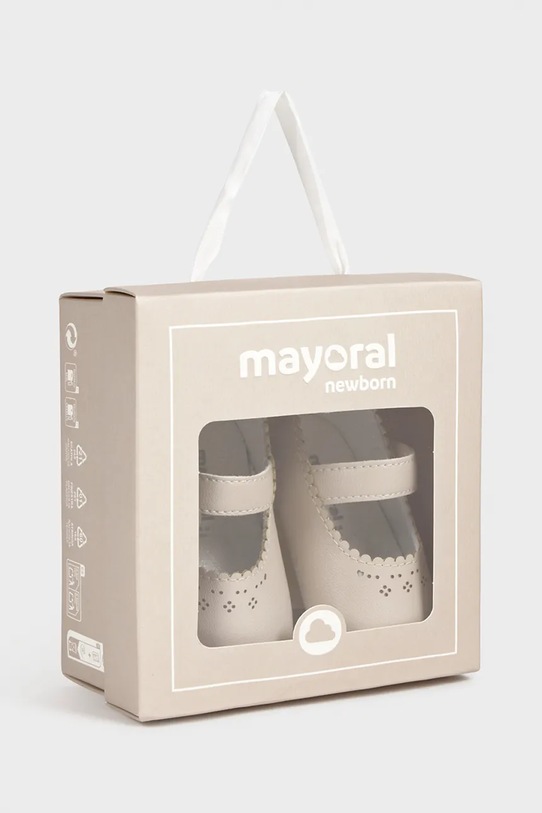 Mayoral Newborn buty niemowlęce beżowy 9092.2N.Newborn.PPY2