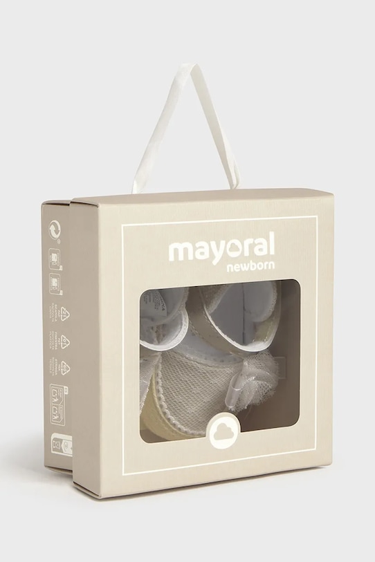 Mayoral Newborn buty niemowlęce beżowy 9093.2P.Newborn.PPY2