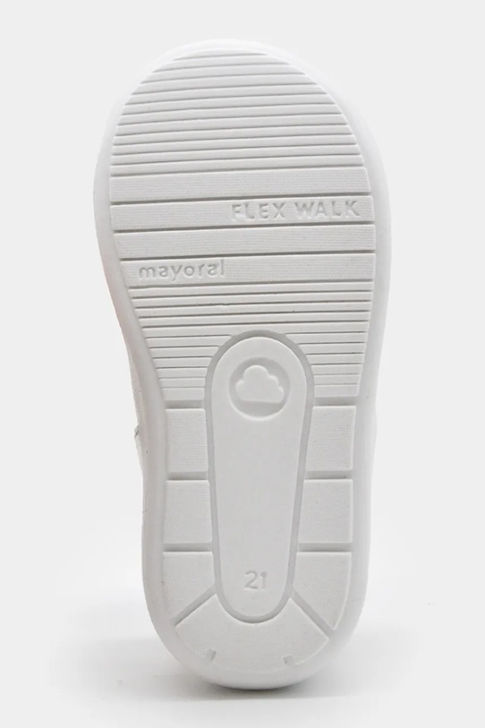 Dziewczynka Mayoral baleriny skórzane dziecięce 41717.20A.Baby.PPY2 srebrny