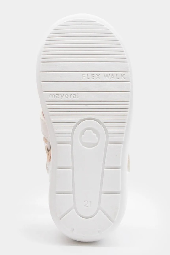 Dziewczynka Mayoral sandały skórzane dziecięce 41719.21A.Baby.PPY2 biały