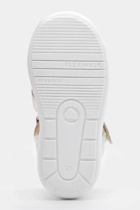 Dziewczynka Mayoral sandały skórzane dziecięce 41719.21C.Baby.PPY2 beżowy