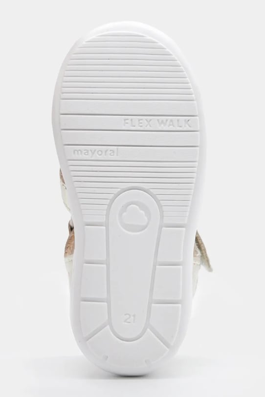 Dziewczynka Mayoral sandały skórzane dziecięce 41719.21C.Baby.PPY2 beżowy