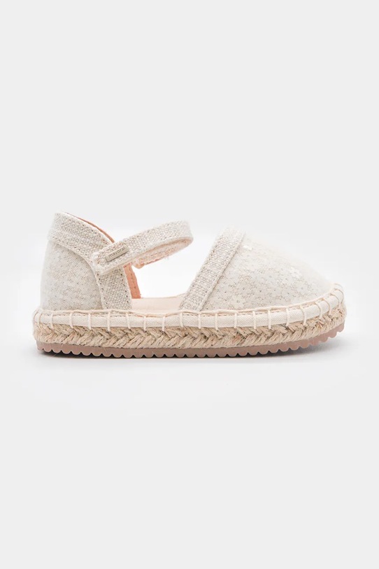 Mayoral espadryle dziecięce beżowy 41749.42B.Baby.PPY2