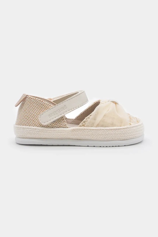 Mayoral espadryle dziecięce syntetyczny beżowy 41791.97B.Baby.PPY2
