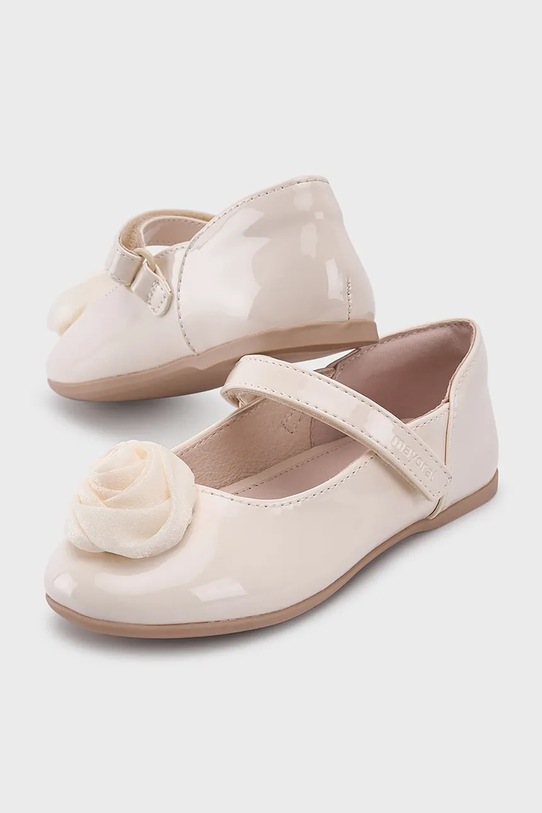 Mayoral baleriny dziecięce 43722.52C.Kids.PPY2 beżowy SS26