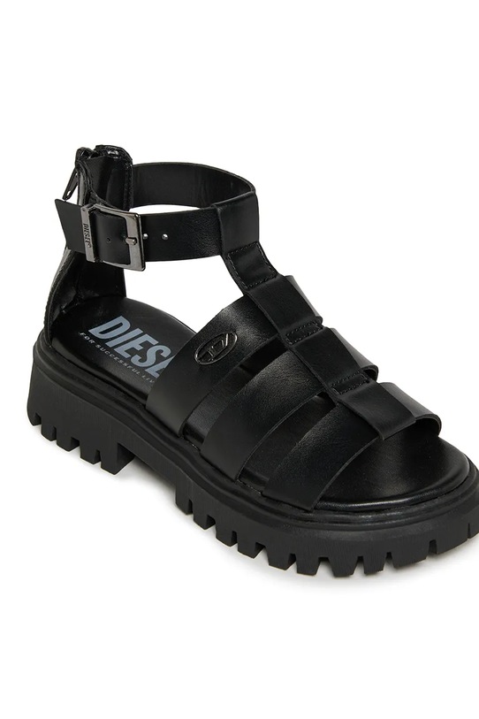 Diesel sandały dziecięce D-SANSTRY SANDALS czarny BC1066.KF015.33.35