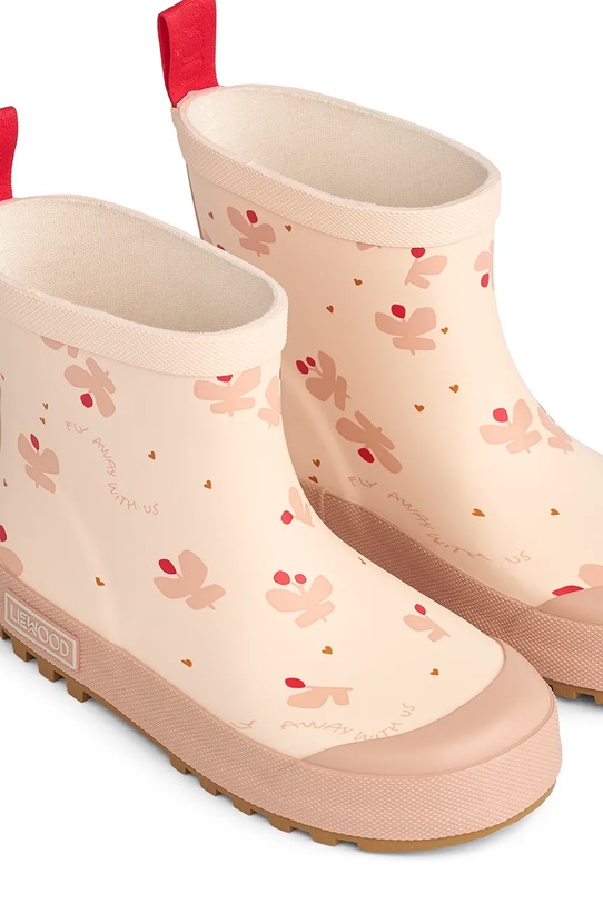 Liewood kalosze dziecięce Tekla Printed Rainboot różowy LW17782.G.PPY2