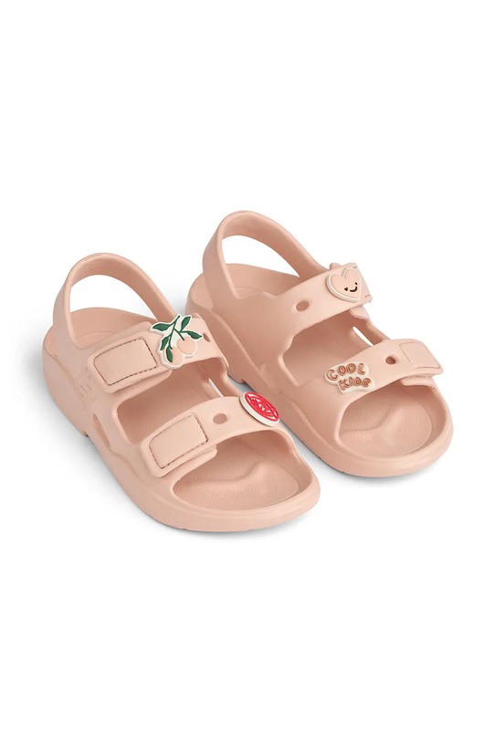 Liewood sandały z odkrytą piętą dziecięce Lilo Sandals with Charms różowy LW20464.G.PPY2
