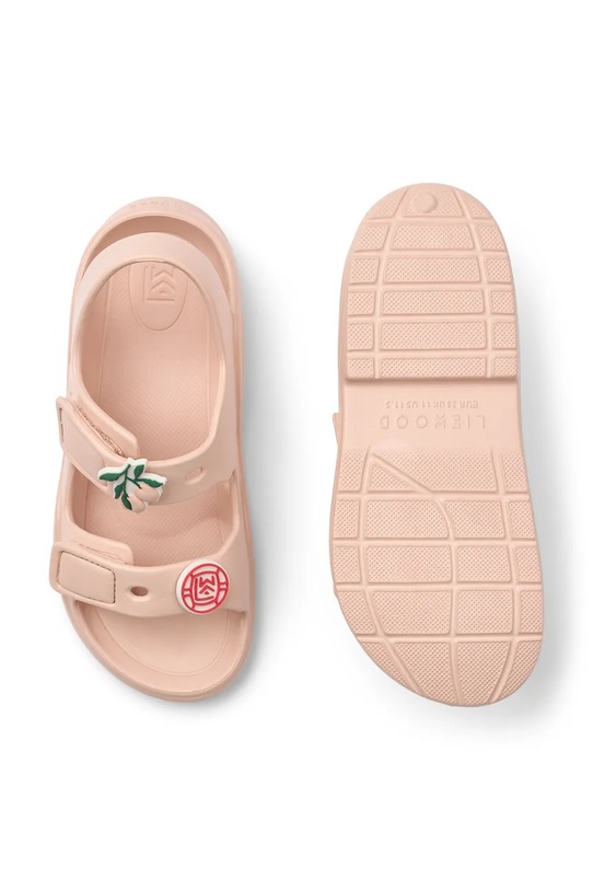 Liewood sandále s otvorenou pätou detské Lilo Sandals with Charms LW20464.G.PPY2 ružová