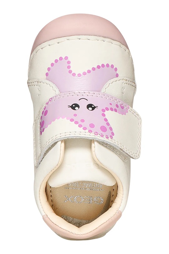 Geox półbuty skórzane dziecięce TUTIM B3540B.00085.18.23 biały