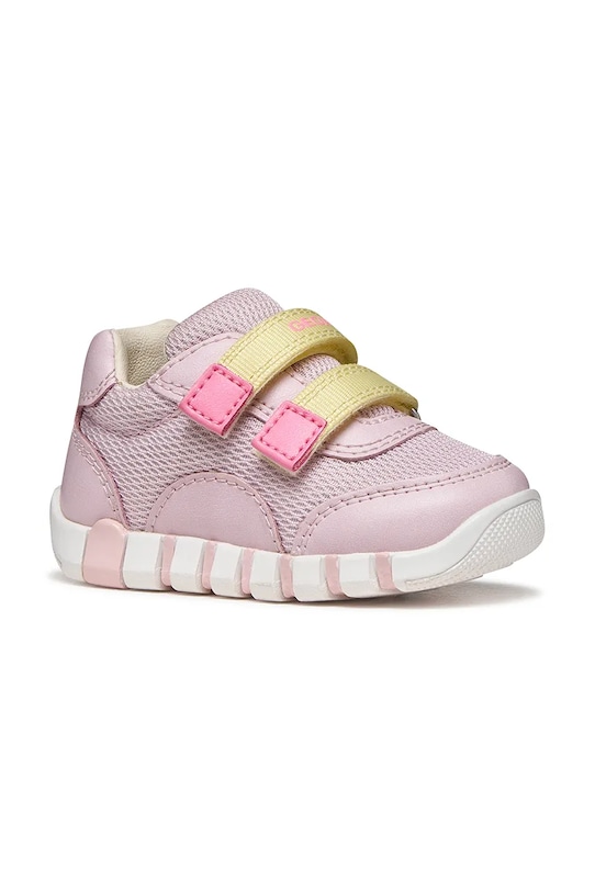 Geox sneakers pentru copii IUPIDOO textil roz B3558A.01454.18.26