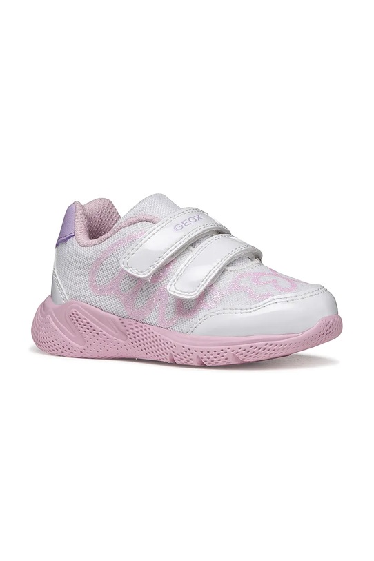 Παιδικά sneakers Geox SPRINTYE απομίμηση λείου δέρματος λευκό B654TA.0GNHH.24.27