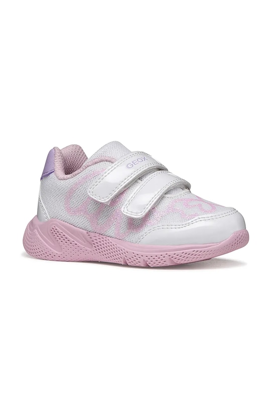 Παιδικά sneakers Geox SPRINTYE απομίμηση λείου δέρματος λευκό B654TA.0GNHH.24.27