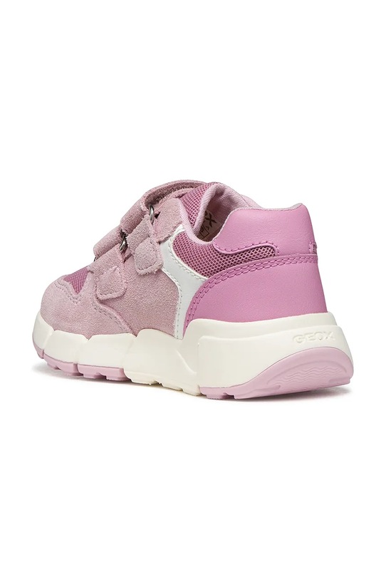 Geox sneakersy skórzane dziecięce FLEXYPER różowy B656NA.01422.20.23