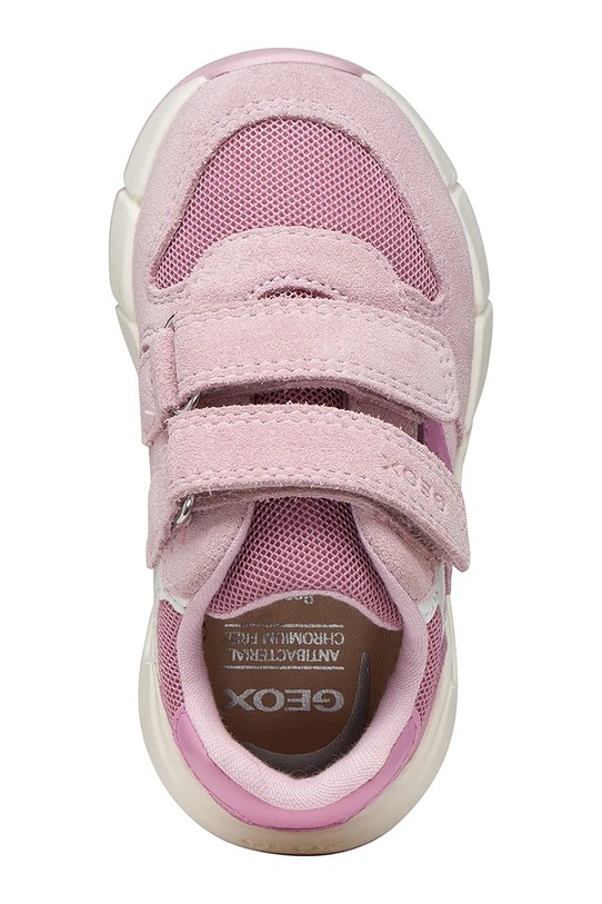 Geox sneakersy skórzane dziecięce FLEXYPER B656NA.01422.24.27 różowy