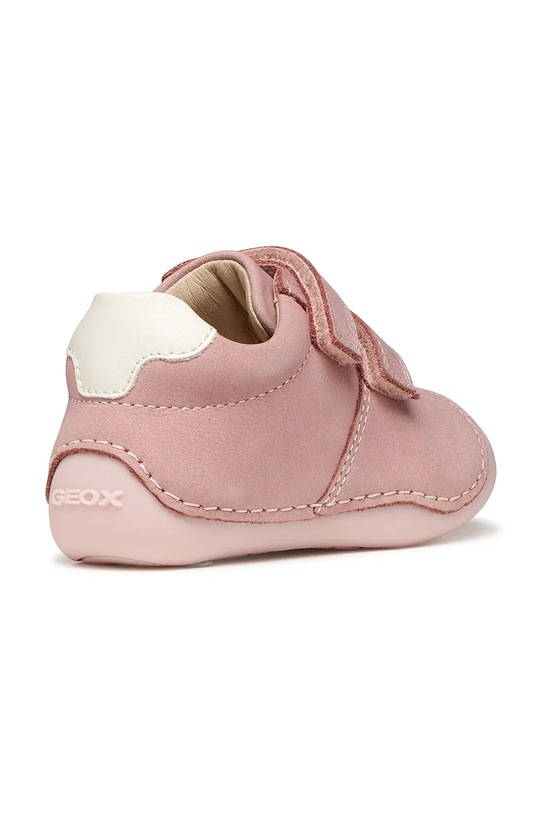Dievča Detské kožené poltopánky Geox TUTIM B9440B.00032.18.23 ružová