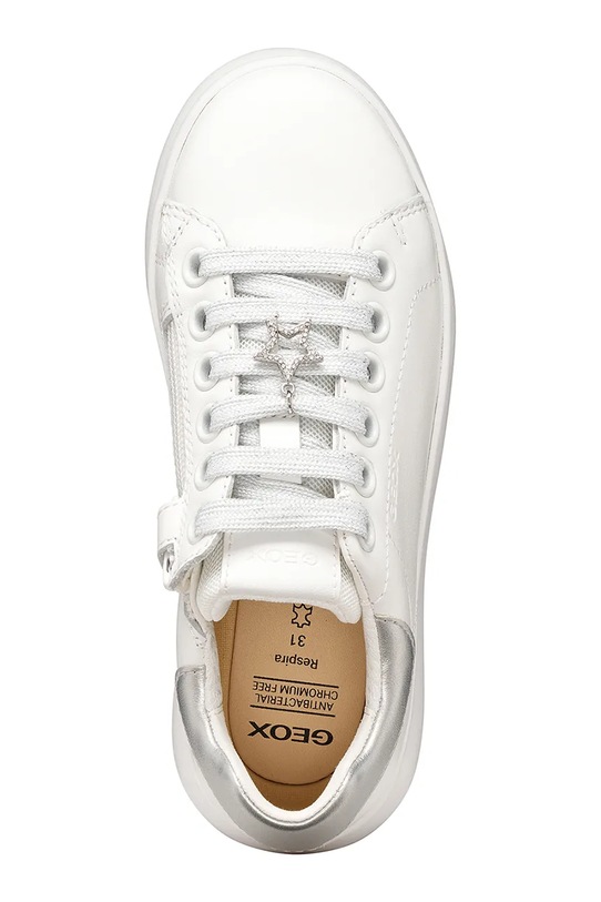 Geox sneakersy skórzane dziecięce PUFFYPOP J65MRA.00085.28.35 biały