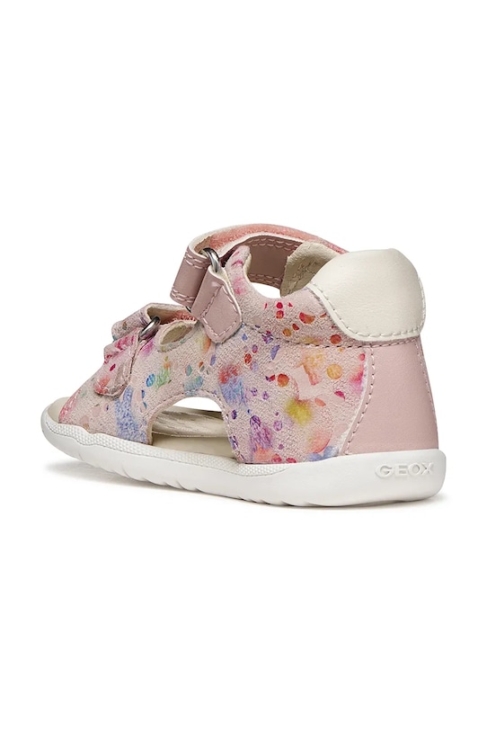 Geox sandały zamszowe dziecięce SANDAL MACCHIA różowy B254WA.007BC.18.26