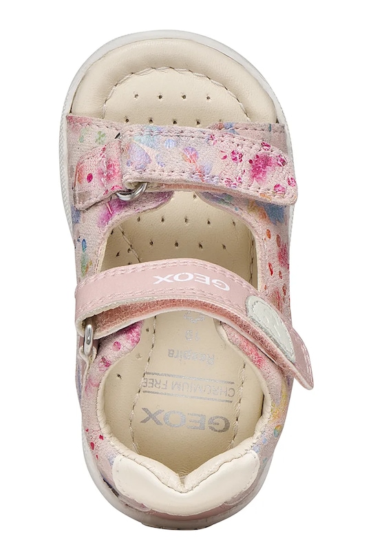 Geox sandały zamszowe dziecięce SANDAL MACCHIA B254WA.007BC.18.26 różowy