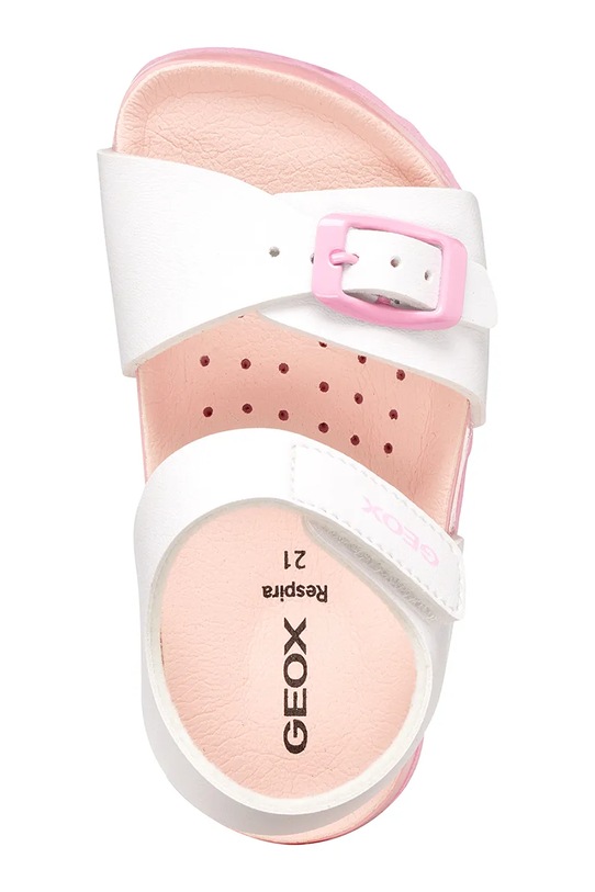 Geox detské sandále SANDAL CHALKI B652RA.000BC.24.27 biela