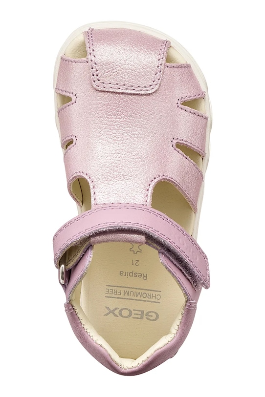 Geox sandały dziecięce SANDAL STEPPIEUP B656QA.0CR85.20.27 fioletowy