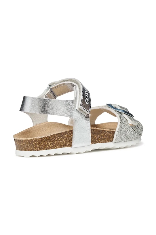 Dziewczynka Geox sandały dziecięce ADRIEL J028MC.0BNEW.36.39 srebrny