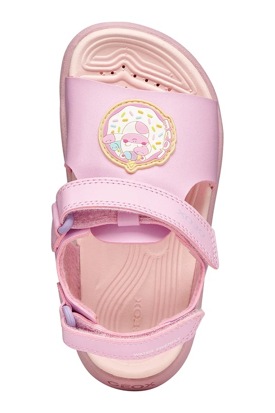 Geox sandały dziecięce SANDAL FUSBETTO J65HQA.000BC.28.31 różowy