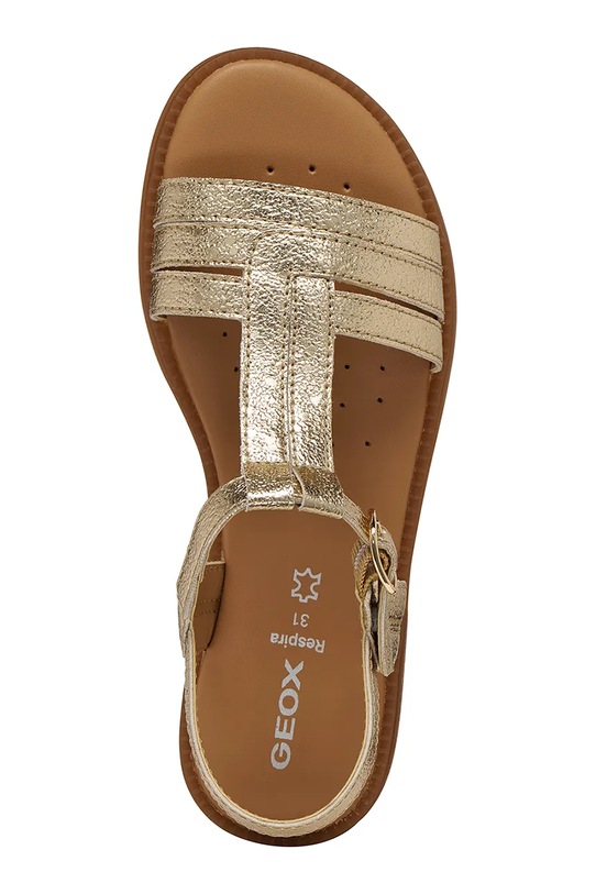 Geox sandały dziecięce SANDAL KARLY J6535B.000BN.28.35 złoty