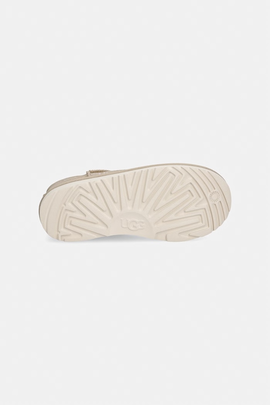 Дитячі замшеві зимові черевики UGG KIDS' CLASSIC ULTRA MINI SUN STITCH 1175211K бежевий
