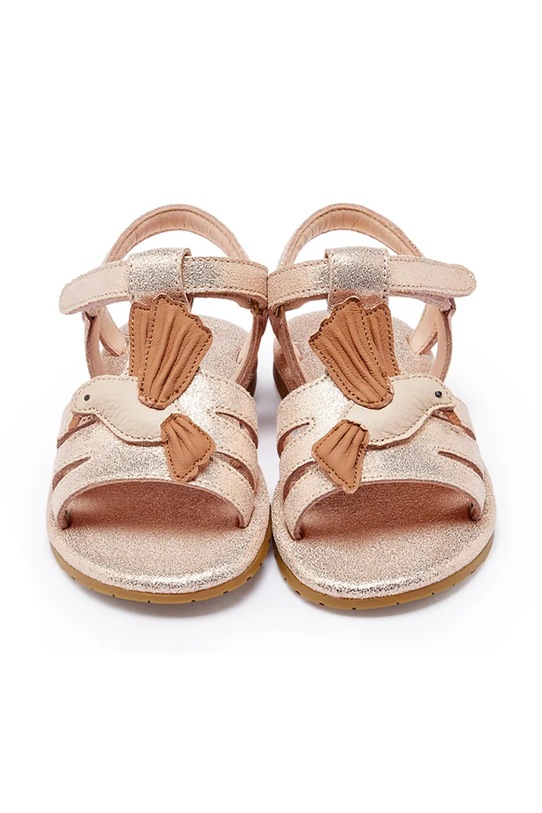 Donsje sandały skórzane dziecięce Iles Sky Sandals Hummingbird 2025203 różowy SS26