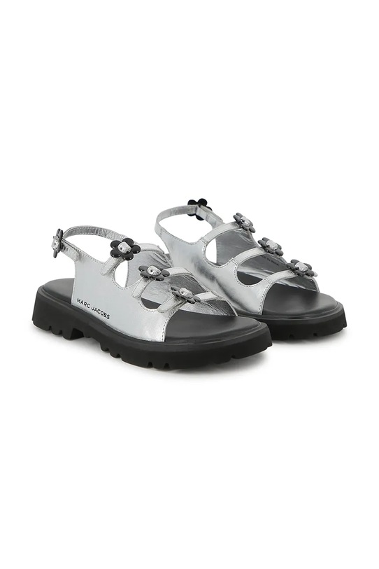 Marc Jacobs sandały dziecięce skórzane szary W60822.27.35
