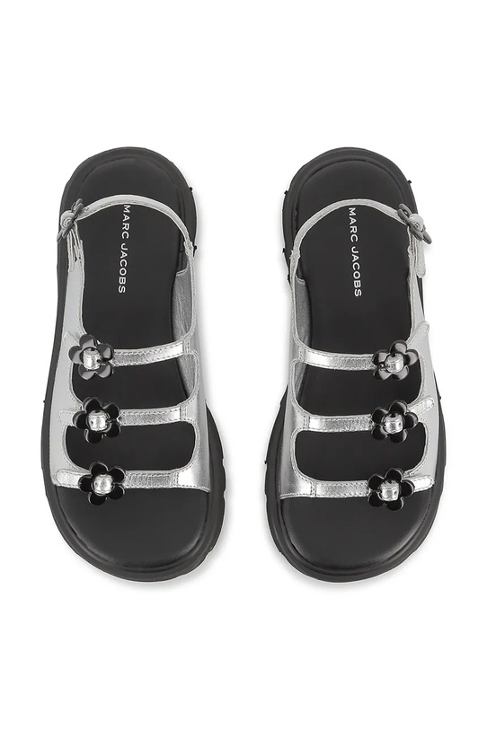 Marc Jacobs sandały dziecięce skórzane szary W60822.27.35