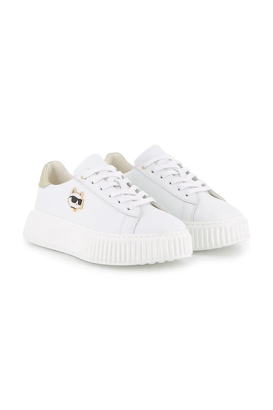 Dječje kožne tenisice Karl Lagerfeld niska bijela Z31167.36.39