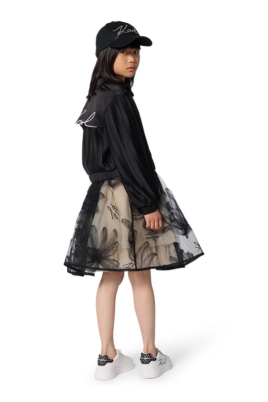 Παιδικά δερμάτινα sneakers Karl Lagerfeld Z31238.30.35 λευκό