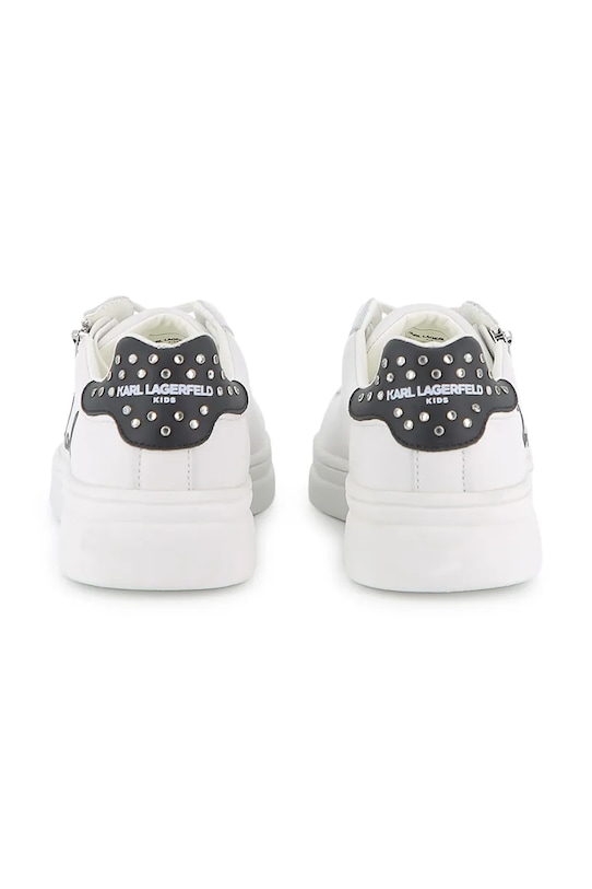 Παιδικά δερμάτινα sneakers Karl Lagerfeld Z31238.30.35 λευκό SS26