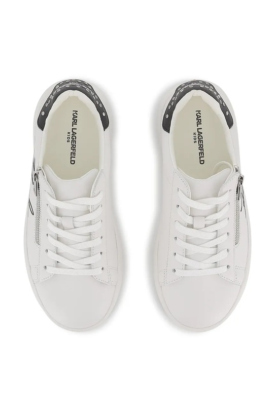 Κοριτσίστικα Παιδικά δερμάτινα sneakers Karl Lagerfeld Z31238.30.35 λευκό