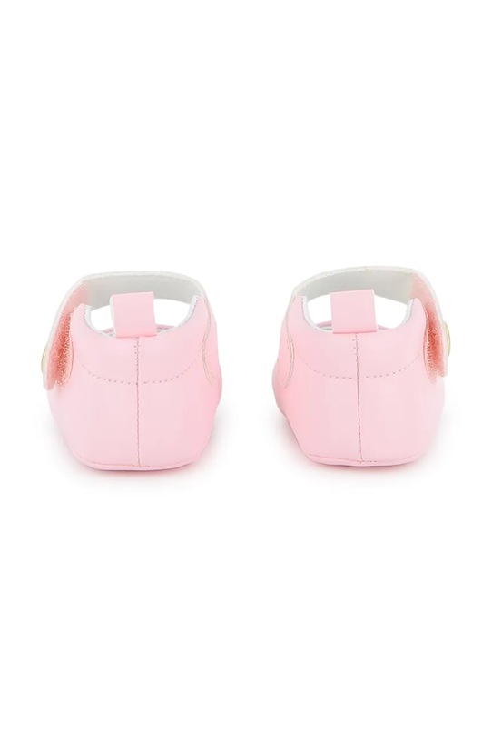 Topánky pre bábätká Karl Lagerfeld imitácia kože ružová Z31187