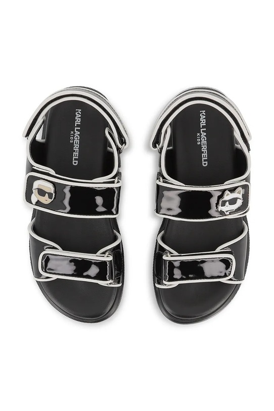 Karl Lagerfeld sandały dziecięce czarny Z31170.27.35