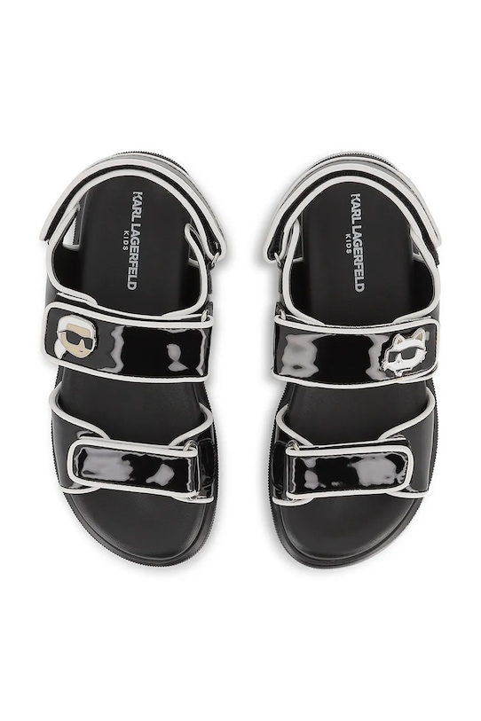 Karl Lagerfeld sandały dziecięce czarny Z31170.27.35